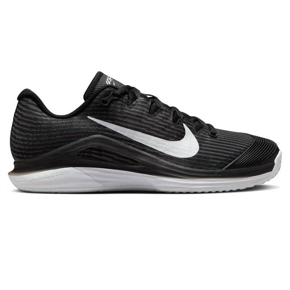 NEW NIKE women's zoom vapor 12 clay shoe in black dark smoke grey white